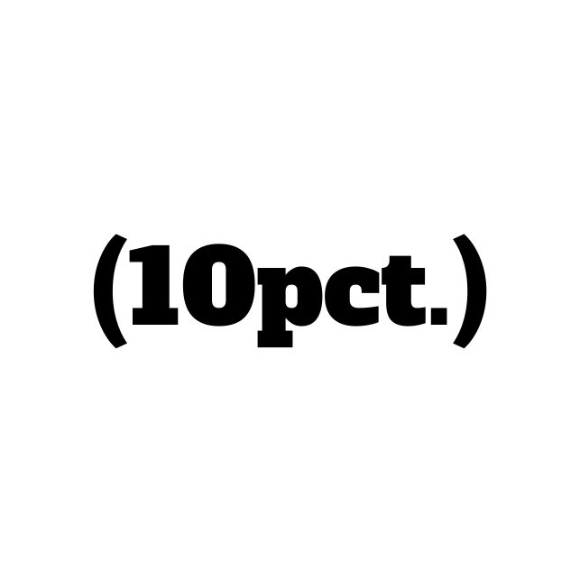10pct. logo